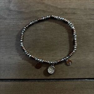 Beaded Bracelet with Charms